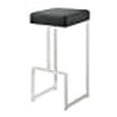thumbnail image 3 of Coaster Modern Backless Upholstered Faux Leather Bar Stool in Black, 3 of 10