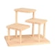 thumbnail image 3 of Estante de exhibición de madera para escritorio, vitrina de almacenamiento, soporte para exhibición de figuras 3 capas, 3 of 9