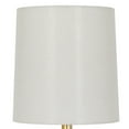 thumbnail image 4 of Mainstays 12.5” Mini Black Wood Ball Table Lamp with White Fabric Shade, 4 of 5