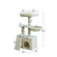 thumbnail image 2 of Home4Cat 4-Level Multi-Functional Cat Tree with Sisal Scratching Post and Sisal Ramp, 2 of 10