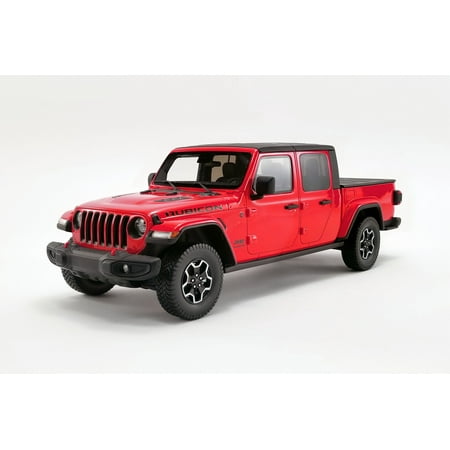 2019 Jeep Gladiator Rubicon Pickup Truck, Firecracker Red - GT Spirit US024 - 1/18 scale Resin Model Toy Car