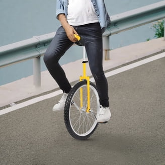 Unicycle 20'' Hoppley BLACK - Trainer Round Crown Frame - Nimbus