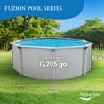 thumbnail image 3 of Aquarian Pools Fuzion Series 18' x 52" Round Steel and Resin Above Ground Pool, Mist, 3 of 4