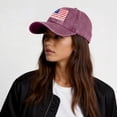 thumbnail image 5 of GrmtClth Usa 250th Anniversary Hat Patriotic Caps 1776-2026 Liberty Baseball Hat Retro Traditional Soft United States Washed Hat Men and Women Wine One Size, 5 of 5