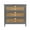 Gray, variant on Lisonu 2-Drawer Side Table - Natural Rattan - End Table - Suitable for Bedroom, Living Room, or Study - Gray MDF
