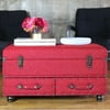 River of Goods Linen Layton Storage Trunk