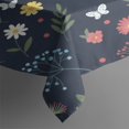 thumbnail image 3 of Pioneer Flower Floral Print Pattern Rectangle Tablecloth 60"x84", Waterproof Polyester Table Cloth, Wipeable Spillproof for Dining Camping Indoor Outdoor, 3 of 5