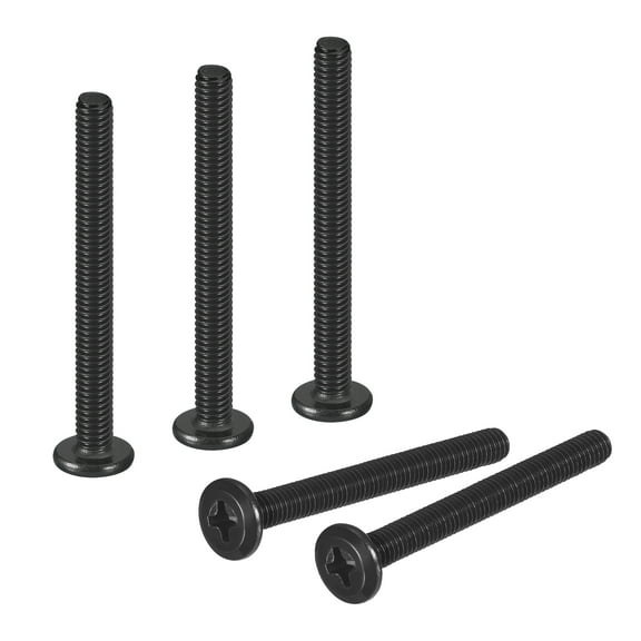 20Pack M4-0.7 x 40mm Flat Round Head Machine Screws, Phillips Drive Fastener