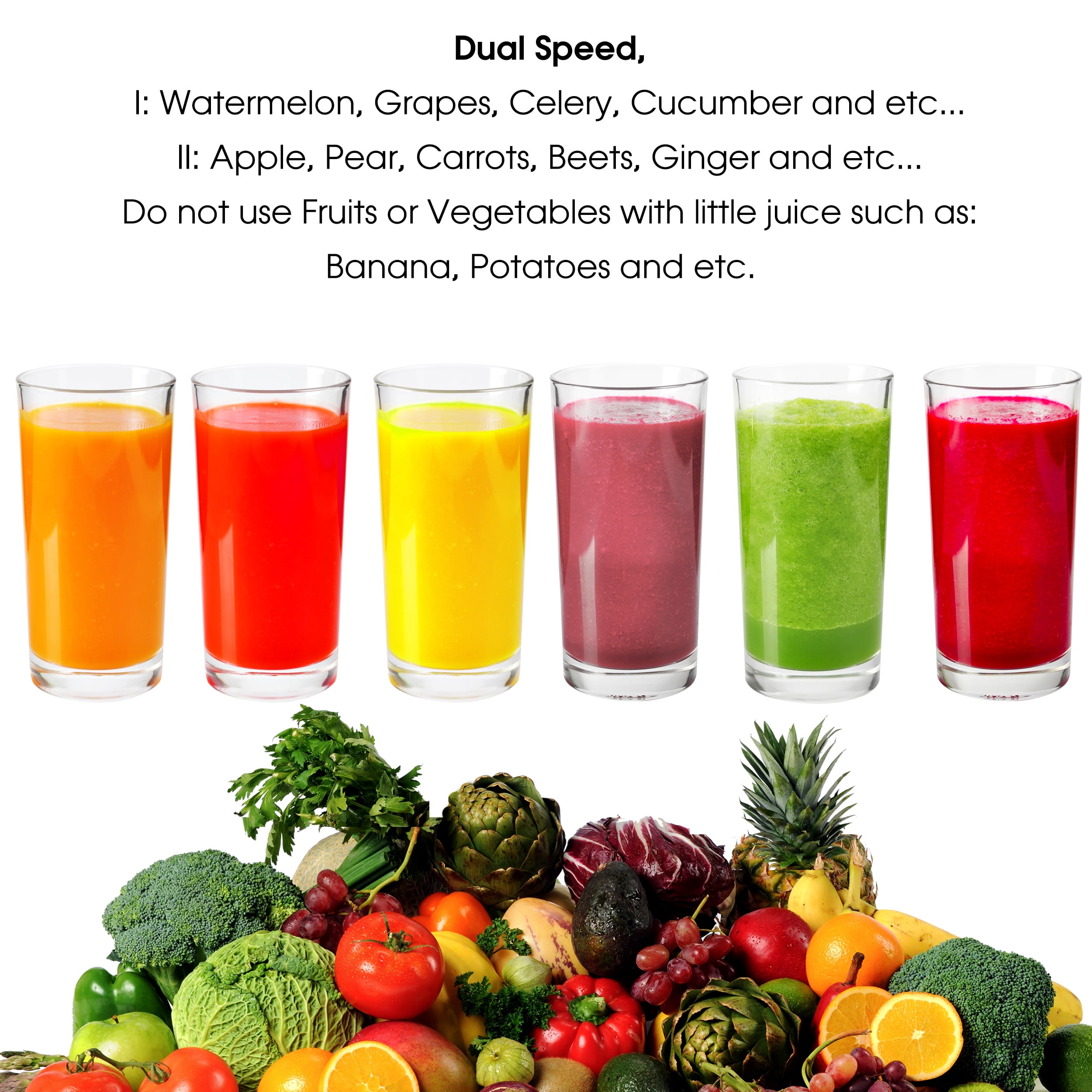 The juice extractor top machine by megachef