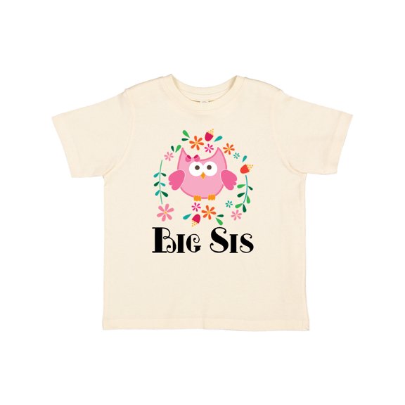 Inktastic Big Sis Girls Sister Announcement Girls Toddler T-Shirt