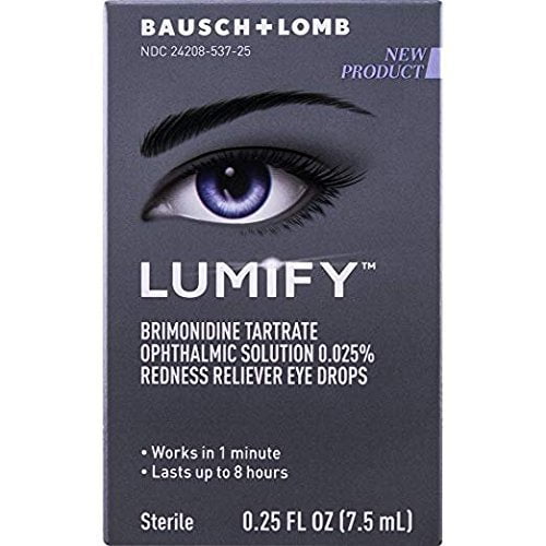 Lumify Redness Reliever Eye Drops, 0.25 Ounce (7.5mL)