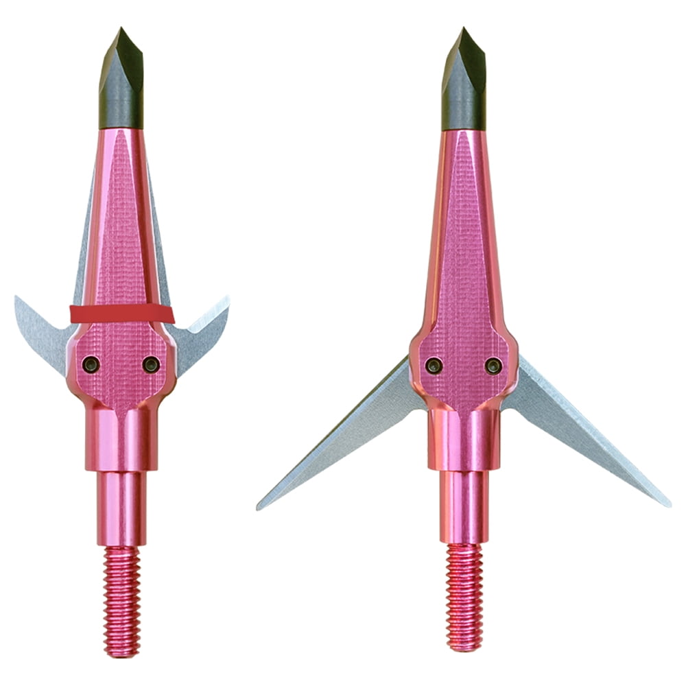 (Pack of 3) Low Poundage Broadheads by Swhacker, Hunting and Archery