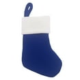 thumbnail image 3 of Christmas Stocking Christmas Decoration Christmas Socks Xmas Hanging Stockings Candy Gift Bag for Holiday Fireplace New Year Blue, 3 of 9