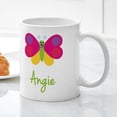 thumbnail image 3 of CafePress - Angie The Butterfly Mug - 11 oz Ceramic Mug - Novelty Coffee Tea Cup, 3 of 4