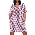 thumbnail image 1 of Vestido largo con estampado Choco para mujer para vestir con bolso vendaje para ropa de fiesta, 1 of 6
