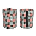 thumbnail image 2 of Honeii Colorful Checkered Print Waterproof Car Trash Can,Waterproof Portable Collapsible Trash Can,Garbage Container fits Most Cars,SUVs,and Trucks, 2 of 7