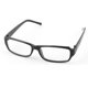 Unisex Rectangle Full Rim Frame Plain Glass Spectacles Glasses Black Clear – image 1 sur 3