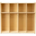 thumbnail image 6 of RRI Goods 4-Section Montessori Cubby Toddler Coat Rack, Locker Organizer, 6 of 8
