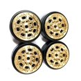 thumbnail image 4 of Llantas de Metal Tholdsy de latón a prueba de golpes 1/24 Axial SCX24 RC piezas de coche, 4 of 6