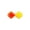 B003- Color C, variant on Star Sensory Squeeze Toys, Magnetic Balls Squeeze Toys, 3X1 In, Dual Motion Squeeze Toys, Gear Ball Squeeze Toys, Valentines Day Squeeze Toys, Orange Yellow, 1 Pc