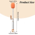 thumbnail image 2 of 1Pc Bottle Cleaning Brush, Multifunctional Long Handle Scrubber, Nylon Bristle Sponge Brush for Cups, Lids, Straws, Glasses, Bottle Brush Kitchen Tool for Hard-to-Reach Areas, Lid Cleaning Tool, 2 of 6