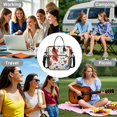 thumbnail image 7 of OBREWU Pioneer Flower Women's Insulated Leakproof Large Lunch Bag, Oxford Cloth, 7 of 7