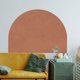 thumbnail image 5 of Calcomanía de pared con diseño de arco bohemio, vinilo decorativo geométrico de PVC, arte impermeable Marrón, 5 of 8