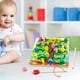 thumbnail image 3 of Rompecabezas de madera con pesca magnética, aprendizaje de habilidades motoras finas, laberinto, juego de mesa educativo temprano Montessori con caña de pescar de juguete, juego de Fruta, 3 of 9
