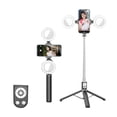thumbnail image 1 of Perche à Selfie Extensible avec Télécommande Sans Fil Rechargeable Tik Tok, Trépied et Double Lampe, 1 of 5