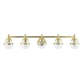 thumbnail image 2 of Livex Lighting - Oldwick - 5 Light Large Bath Vanity In Nautical Style-8.25, 2 of 10