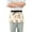 Coffee and Heart Latte, variant on Sheep Cloud Star Server Apron with 3 Pockets Waterproof Waitress Waist Short Apron for Man Woman 12 Inches