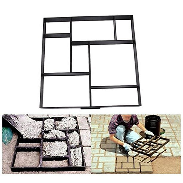 Pathmate Stone Mold Paving Pavement Concrete Mould Stepping Stone Paver Walk Way Square
