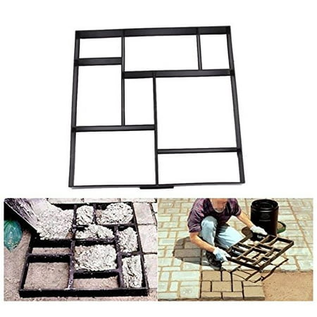 Cobblestone Concrete Mold - Pathmate Stone Mold Paving Pavement Concrete Mould Stepping Stone Paver Walk Way Square