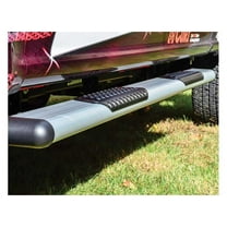 LUVERNE 583078-571447 O-Mega II 78" Silver Aluminum Wheel to Wheel Side Steps Fits select: 2014-2018 CHEVROLET SILVERADO, 2014-2018 GMC SIERRA