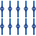 thumbnail image 1 of Plastic Edger Blade,10 pcs,Replace For Cordless Grass Trimmer Tool Set(Blue, 1 of 5