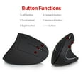 thumbnail image 2 of YWYT 2.4G Wireless Vertical Mouse Ergonomic Upright Optical Mouse 3 Adjustable DPI Levels/ Plug&Play, 2 of 7
