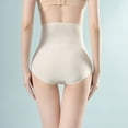 thumbnail image 4 of Rigardu Ice Hip High Traceless Abdominal Shaping Waist Pants Women's Body Underwear Lifting Silk Shapeware Beige2 + XL, 4 of 9