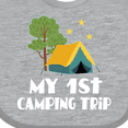 thumbnail image 4 of Inktastic My 1st Camping Trip Boys or Girls Baby Bib, 4 of 4