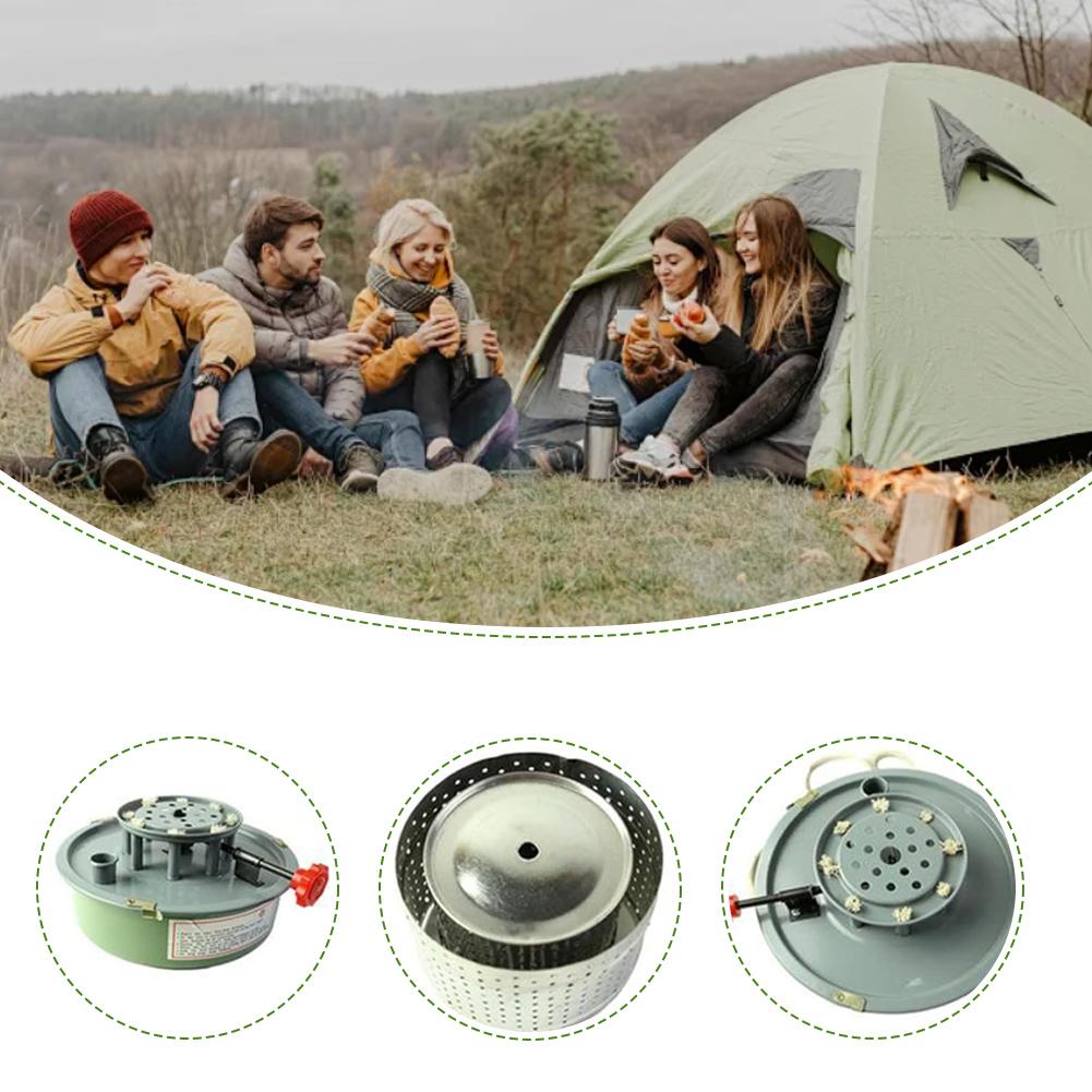 Versatile Portable Kerosene Stove  Compatible with Diesel & Alcohol for Camping, Picnics, and Home Heating  Efficient Cooker for Cooking & Boiling