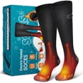 thumbnail image 4 of Chaussettes Chauffantes Rechargeables Usb Chaussettes Chauffantes Électriques Rechargeables Usb Chaussettes Chauffantes Électriques Chauffe-Pieds 3 Réglages de Température Chaussettes Chauffantes pour Randonnée Ski Camping, 4 of 8