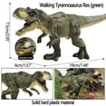 thumbnail image 2 of Dinosaur Toy, Boys Gift, Hand-Painted Dinosaur Figurine Long-Lasting Non-Toxic Plastic Educational Realistic Dinosaur Model for Kids Indoor Outdoor Play and Party Decoration Multicolor 19x7.5x4cm, 2 of 6