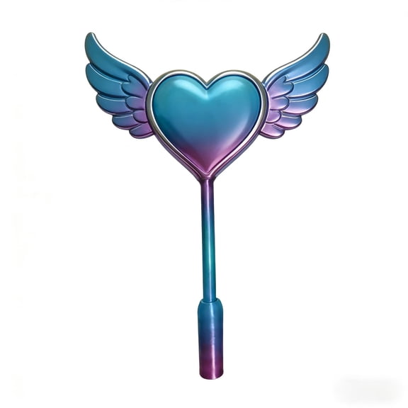 Credit Card Wand Tap to Pay Wand, 3D Magic Debit Credit Card Magic Print Wands Holder for Easy Checkout Fun Gift Contactless Payment for Lovers (Blue)