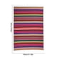 thumbnail image 2 of Manta de mantel con flecos de colores - Multiusos para decoración de fiestas, Funda de sofá, picnic, playa - poliéster, 4 tamaños - Ligero, lavable, ecológico - 1 paquete, 2 of 5