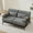 Grey, variant on Harper & Bright Designs Modern Loveseat Sofa with Metal Leg, 2-Seater Couch Sofa with USB Ports and Unique Cylindrical Armrests for Living Room, Beige