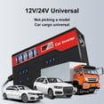 thumbnail image 3 of Convertisseur de Puissance Auto 12V/24V à Ac 220V 2000W 4Usb 3.0 Blanc Charge Rapide, 3 of 8