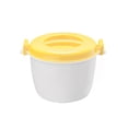 thumbnail image 1 of Kearding Olla arrocera de 3,8 l, vaporera ligera para microondas, utensilios de cocina, Mini máquina de cocina, horno de viaje, olla de vapor Cocina y Comedor Amarillo L, 1 of 6