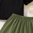 thumbnail image 5 of Hiijoy Big Girls Outfits Elegant Short Sleeve Shirt Pleated Skirt Set, Sizes 10-11Y, 5 of 7