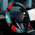 thumbnail image 6 of Seven Starred Iadybird 14.5 Inch Printing PVC Leather Auto Accessories Car Wheel Cover Steering Wheel Covers Car Wheel Covers, 6 of 6