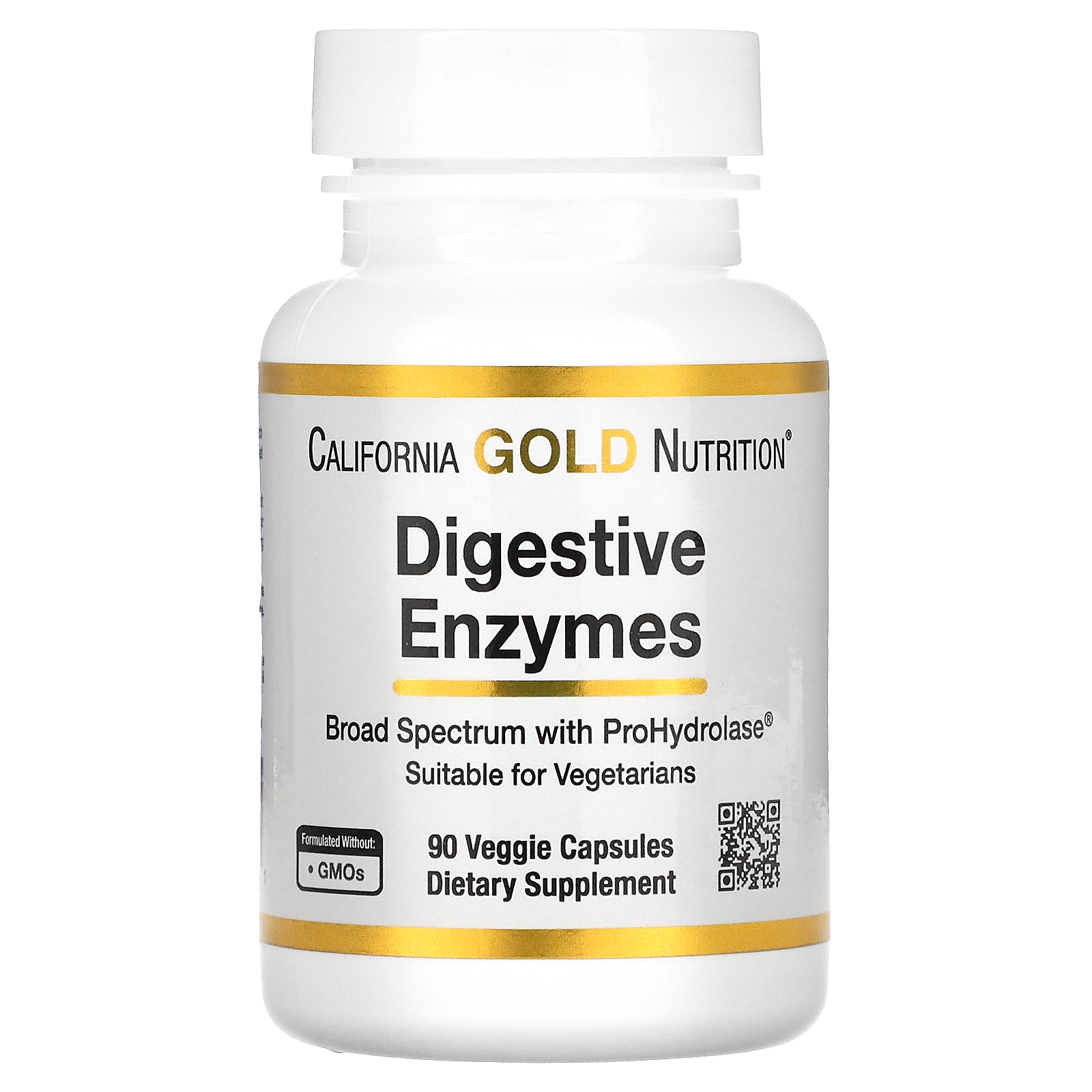 Digestive Enzymes, Broad Spectrum, Suitable for Vegetarians, 90 Veggie