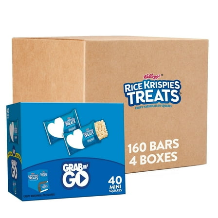(2 pack) Rice Krispies Treats Homestyle Original Chewy Marshmallow Snack Bars, Kids Snacks, 27.9 oz